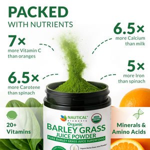 Organic Barley Grass Juice Powder – Premium Utah-Grown Greens