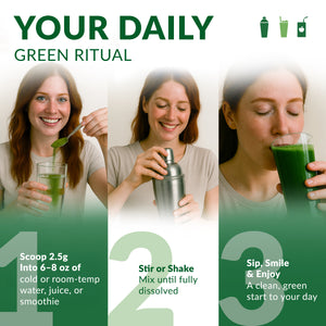 Organic Wheat Grass Juice Powder – Utah Grown, Nutrient-Rich Superfood