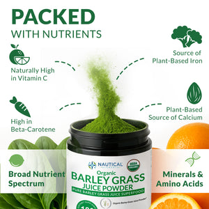 Organic Barley Grass Juice Powder – Premium Utah-Grown Greens