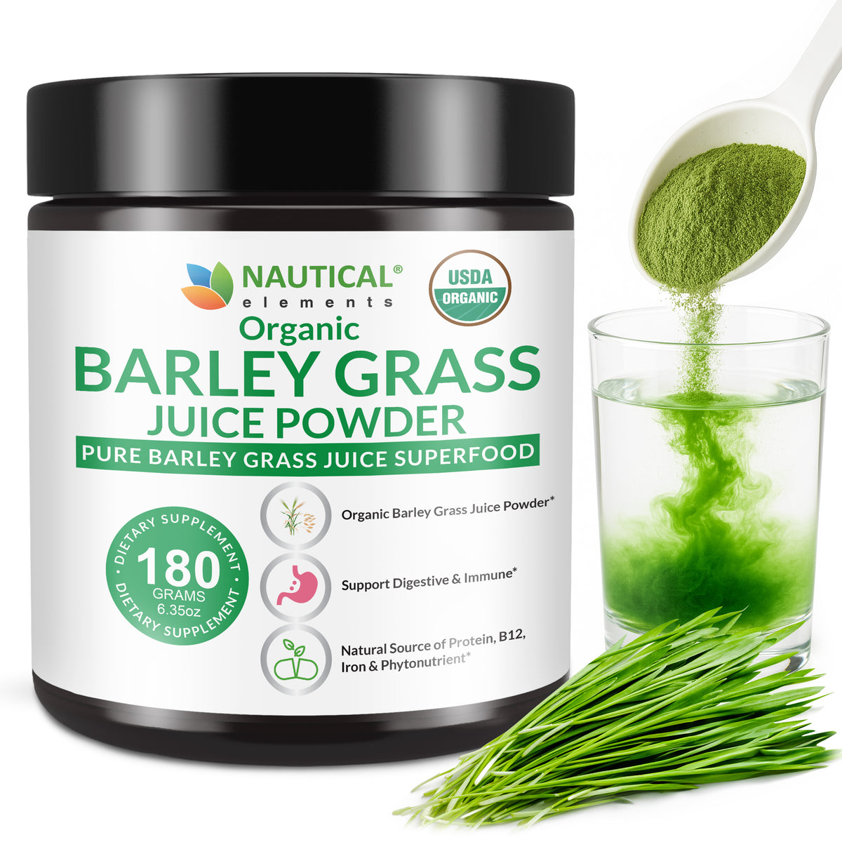 Organic Barley Grass Juice Powder – Premium Utah-Grown Greens
