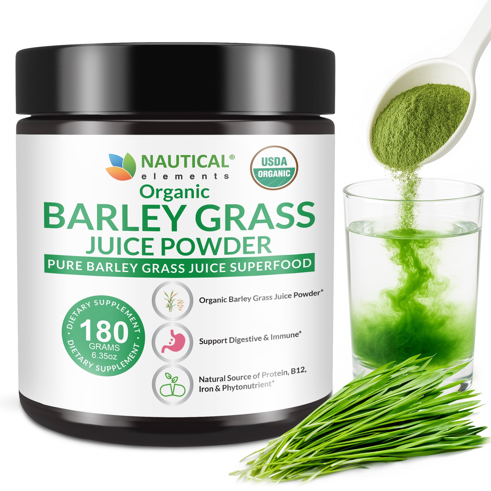 Organic Barley Grass Juice Powder – Premium Utah-Grown Greens