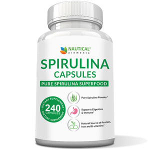 *New* Organic Spirulina Capsules - 240 Count