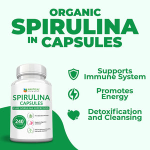 *New* Organic Spirulina Capsules - 240 Count