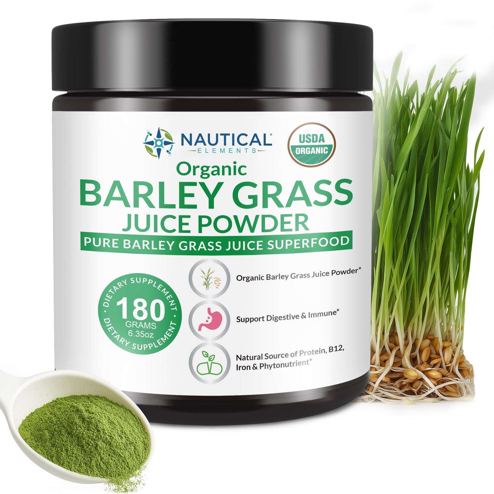 Organic Barley Grass Juice Powder – Premium Utah-Grown Greens
